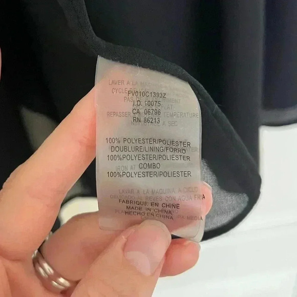 *FREE* Tristan Black Sleeveless Top | Open Back, Gold Button Detail, Fully Lined - Picture 4 of 8